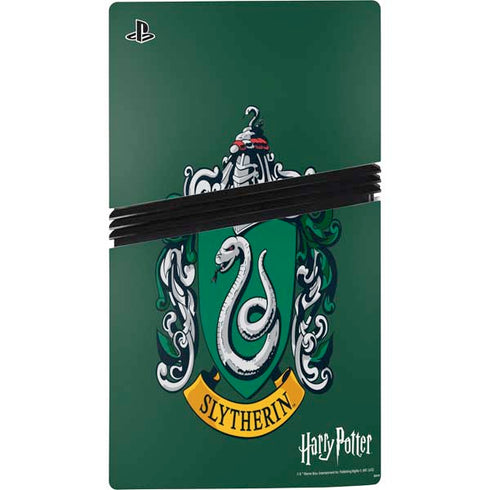 Wizarding World Harry Potter Slytherin House Crest PS5 Pro Console Skin